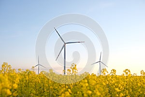 Wind turbine energy generator. Gree energy power photo
