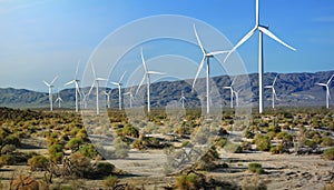 Wind turbine farm and array