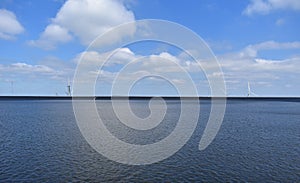 Wind turbine farm in Lam Takhong Dam akhon Ratchasima Province, Thailand