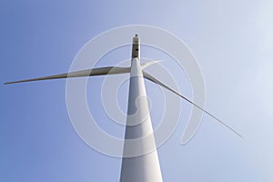 Wind turbine generating electricity renewable energy
