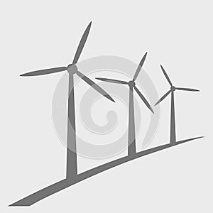 Wind turbine generator illustration element