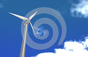 Wind turbine and green world