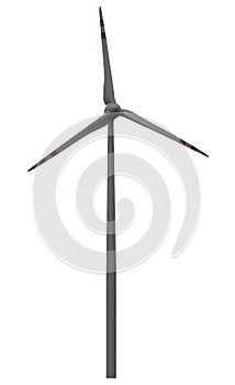 Wind turbine - isolated.