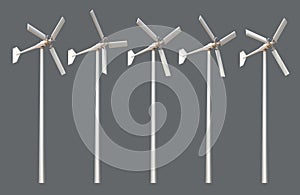 Wind turbine isolated