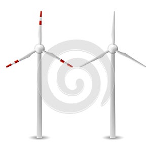 Wind turbine isolated