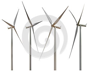 Wind turbine isolated