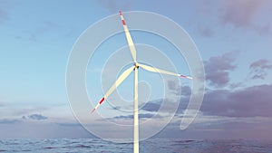Wind turbine in the Marine Wind Power Plant