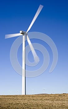 Wind Turbine In Motion