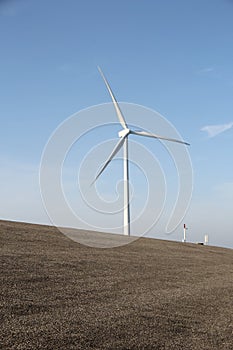 Wind turbine, Neeltje Jans island, Netherlands