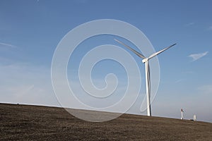 Wind turbine, Neeltje Jans island, Netherlands