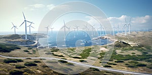 Wind turbine ocean renewable offshore windmill energy power environment eco electricity