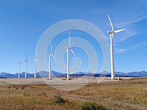 Wind turbine Pincher Creek, Alberta, Canada