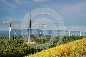 Wind Turbine Power Generator in WindPower Field photo