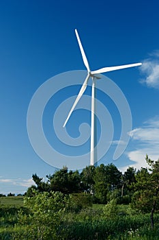 Wind turbine in Quebec