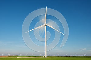 Wind turbine with rotation effect