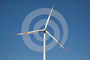 Wind turbine rotor close-up