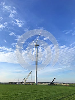 Wind turbine service or maintenance