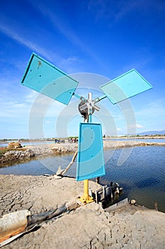 Wind turbine system in VietNam: wind-powered machinery