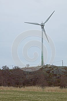 Wind turbine.
