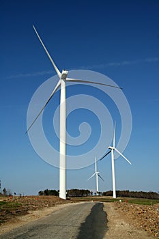 Wind turbines photo