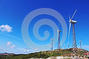 Wind turbines Abdelkhaleq Torres in Tangiers