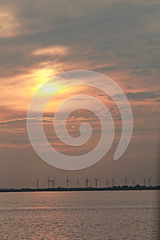 Wind turbines in the Baltic Sea