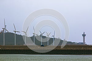 Wind turbines on the Cape