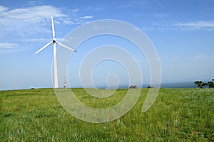 Wind turbines in china