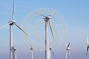 Wind turbines for clean energy