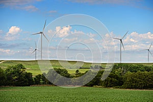 Wind Turbines on Country Hills