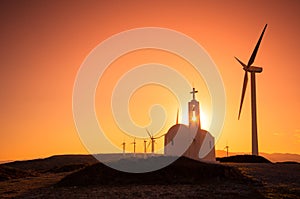 Wind turbines, Crete