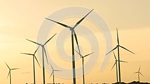 Wind turbines , Eco power .