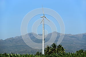 Wind turbines farm - alternative energy source