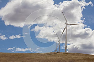 Wind Turbines Farm in Goldendale Washington