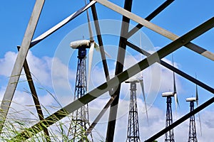 Wind Turbines, Lake Arenal, Costa Rica, Central America