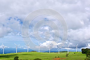 Wind Turbines, Lake Arenal, Costa Rica, Central America