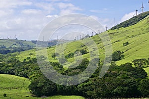 Wind Turbines, Lake Arenal, Costa Rica, Central America