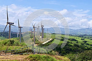 Wind Turbines, Lake Arenal, Costa Rica, Central America