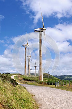 Wind Turbines, Lake Arenal, Costa Rica, Central America