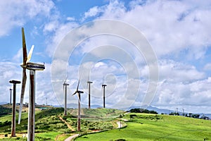 Wind Turbines, Lake Arenal, Costa Rica, Central America