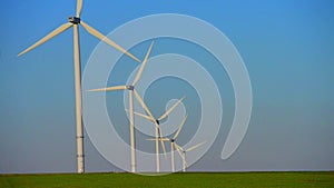 Wind Turbines in nature