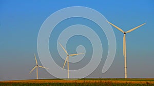 Wind Turbines in nature