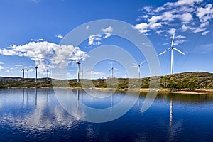 Wind turbines in Norway, Scandinavia