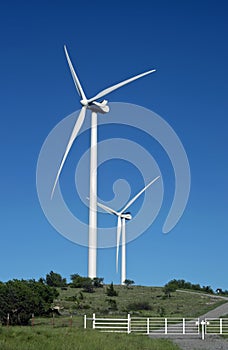 Wind Turbines in Oklahoma.