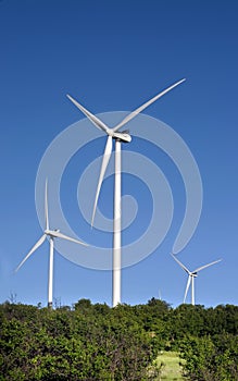 Wind Turbines in Oklahoma.