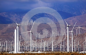 Wind Turbines Palm Springs California