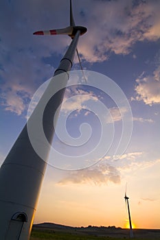 Wind turbines, the power of wind