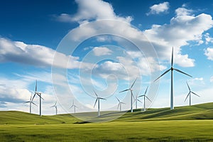 Wind turbines powerplant