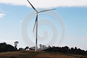 Wind turbines producing alternative energy