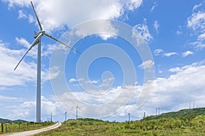 Wind turbines in Puerto Rico